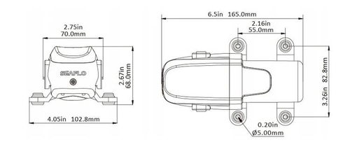 POMPA CIŚNIENIOWA 5.6L/MIN 2.8 BAR 12V SFDP1-015-040-23A