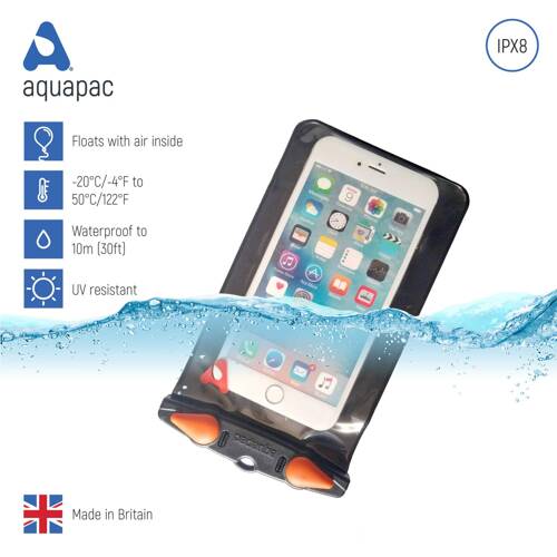 WODOSZCZELNE ETUI NA TELEFON Q369 AQUAPAC BLACK
