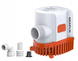 POMPA WODY ZĘZOWA AUTOMATYCZNA 12V 1200GPH 75L SEAFLO SFBP1-G1200-17