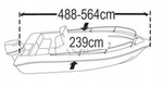 POKROWIEC NA ŁÓDŹ 488-564cm 57267 ROZM. 3