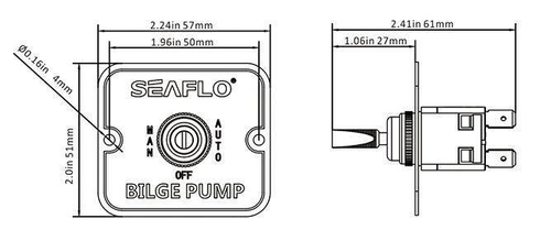 PANEL POMPY ZĘZOWEJ SFSP-01 SEAFLO