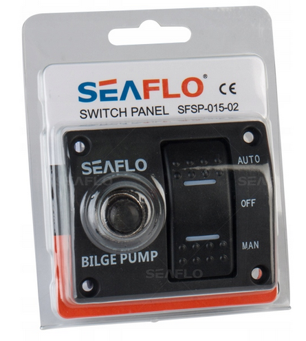 PRZEŁĄCZNIK WŁĄCZNIK POMPY ZĘZOWEJ PANEL 12V / 24V SFSP-015-02
