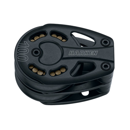 Blok podwójny aluminiowy leżący HARKEN 100 mm 3250