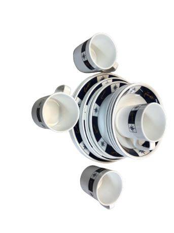 KOMPLET NACZYŃ Z MELAMINY MARINE CLASIC 20 SZT.10100