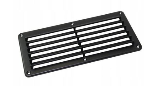 KRATKA WENTYLACYJNA 261x125mm EK27400 CZARNA