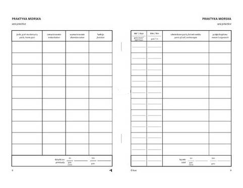 KSIĄŻECZKA ŻEGLARSKA - LOGBOOK LOXO