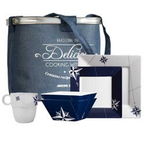 ZESTAW NACZYŃ KWADRATOWYCH Z MELAMINY 6 OS. 25 EL.15146 NORTHWIND