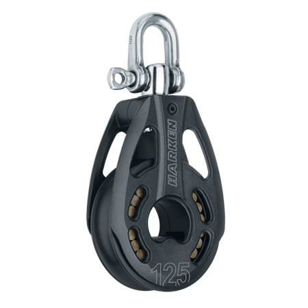 Blok aluminiowy HARKEN 125 mm krętlik 3256