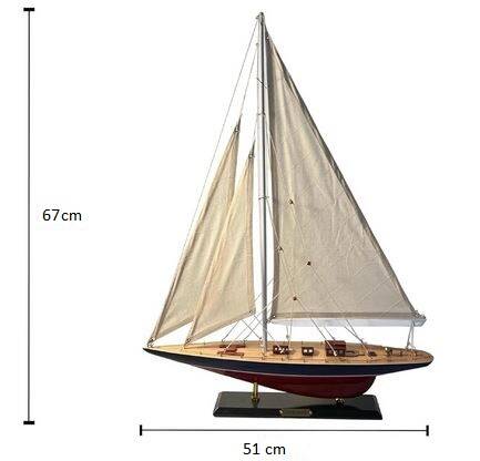 MODEL JACHTU ENDAVOUR 67x51cm 14046B