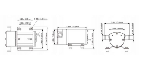 POMPA WODY ZĘZOWA SAMOZASYSAJĄCA 30L MIN 24V SEAFLO SFSP2-080-003-01