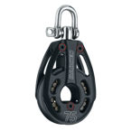 Blok aluminiowy HARKEN 75 mm, Low-Load, krętlik 3243