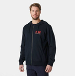 BLUZA MĘSKA Z KAPTUREM HELLY HANSEN LOGO FULL ZIP HOODIE 30393 597