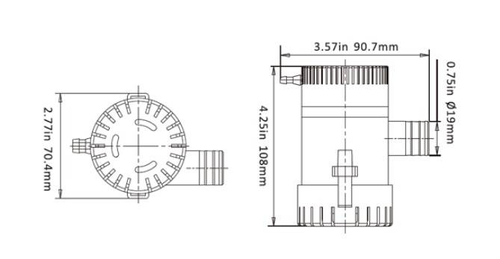 POMPA ZĘZOWA SEAFLO 12V 31 l/min SFBP1-G500-01