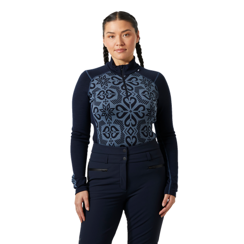 BLUZKA TERMICZNA DAMSKA HELLY HANSEN W LIFA MERINO 1/2 ZIP 49410 600