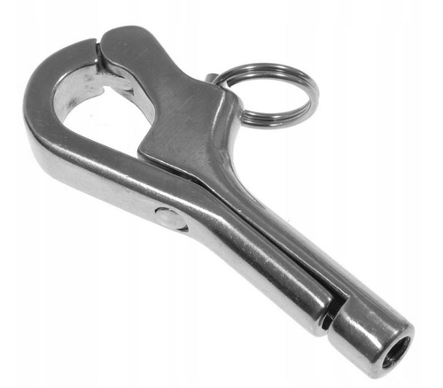 ZAPIĘCIE HAKOWE PELIKAN AGRAFKA SZTAGOWA M6 L 75mm 03081306