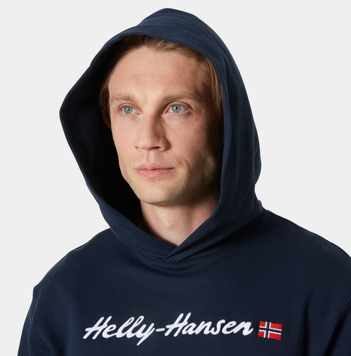 BLUZA Z KAPTUREM HELLY HANSEN CORE GRAPHIC SWEAT HOODIE 53924 596