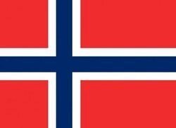 BANDERA NORWEGII 19x35 POLIESTER
