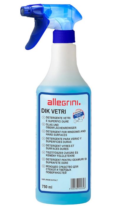ALLEGRINI DIK VETRI DETERGENT DO MYCIA SZYB 0,75L