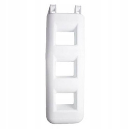 ODBIJACZ DRABINKA 3 STOPNIE MAJONI 29x12x75 BIAŁY