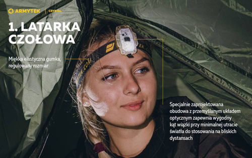  LATARKA WIELOFUNKCYJNA ARMYTEK CRYSTAL BLUE F07001B