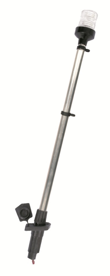 LAMPA NAWIGACYJNA 360˚ 100 cm 12V 10W 02881-B z gniazdem CZARNA