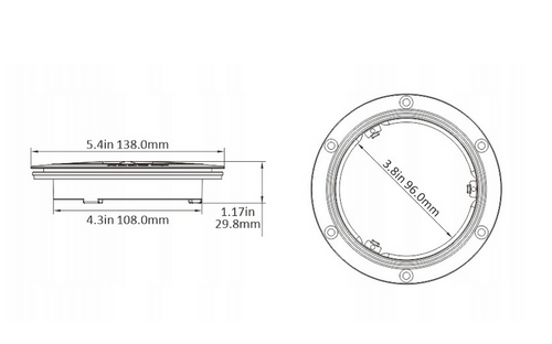 LUK INSPEKCYJNY POKRYWA OKRĄGŁA 96 mm SFRH12-004-02A