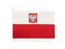 BANDERA POLSKA 50x80 POLIESTER / BF