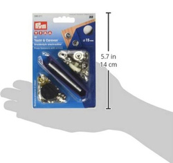 NAPY METALOWE ,15 MM - ZESTAW 10 SZTUK E0390211