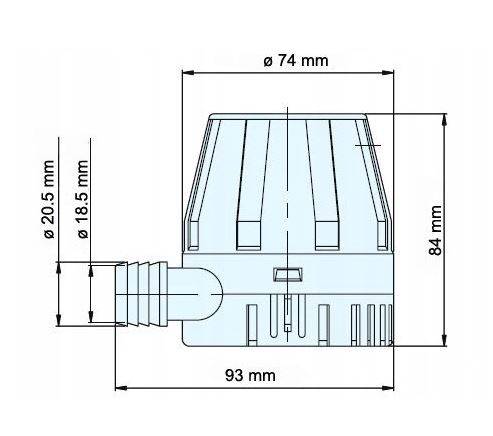 ELEKTRYCZNA POMPA ZĘZOWA 450 GPH / Q17 0010101