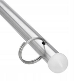 MASZT DO BANDERY FLAGSZTOK STALOWY 40CM 54009