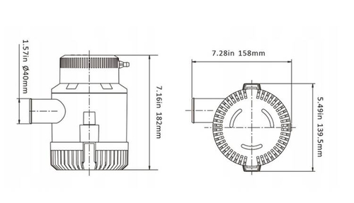 POMPA ZĘZOWA 12V SFBP1-G3500-01 220L/MIN SEAFLO