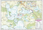 MAPA laminowana - JEZIORO MAMRY I OKOLICZNE