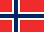 BANDERA NORWEGII 19x35 POLIESTER