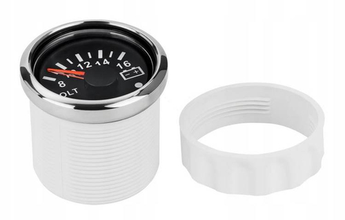 ZEGAR / WSKAŹNIK NAPIĘCIA - WOLTOMIERZ 8-16V / 12V LED