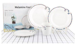 KOMPLET NACZYŃ Z MELAMINY MARINE ANCHOR 8 SZT. 15008