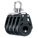Blok poczwórny 40mm Carbo - krętlik 2654