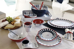 ZESTAW NACZYŃ VENEZIA Z MELAMINY 6 OS. 24 EL. 68144