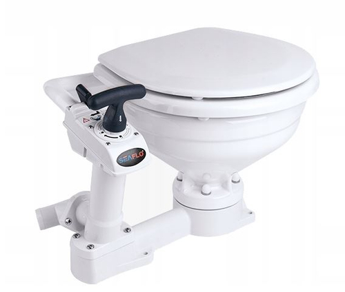 TOALETA JACHTOWA STACJONARNA RĘCZNA SEAFLO SFMTM-01 