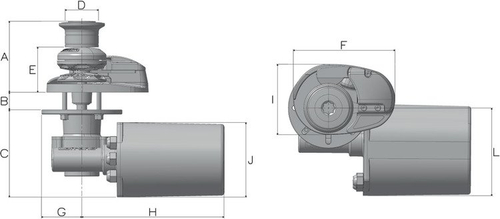 WINDA KOTWICZNA LOFRANS' X1 Z KABESTANEM 800W 12V 6MM 473207