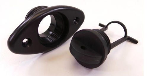 KOREK SPUSTOWY WKRĘCANY Ø 18/25 mm Z GNIAZDEM OWALNYM 95781