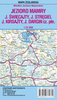 MAPA laminowana - JEZIORO MAMRY I OKOLICZNE