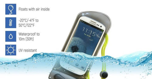 WODOSZCZELNE ETUI NA TELEFON Q352 AQUAPAC DARK GREEN