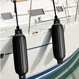 ODBIJACZ JACHTOWY ODBÓJ BURTOWY GEMINI 50cm GRANATOWY