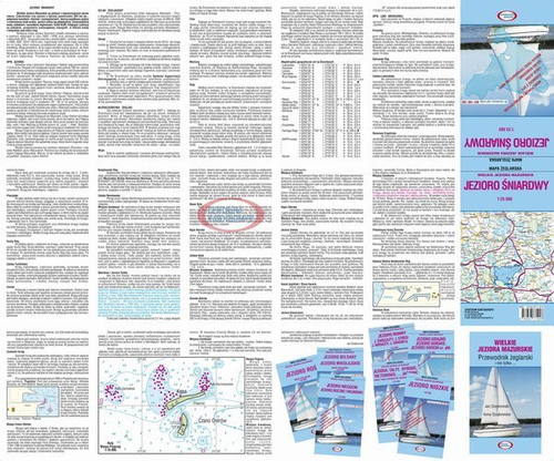 MAPA laminowana - JEZIORO ŚNIARDWY