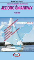 MAPA laminowana - JEZIORO ŚNIARDWY