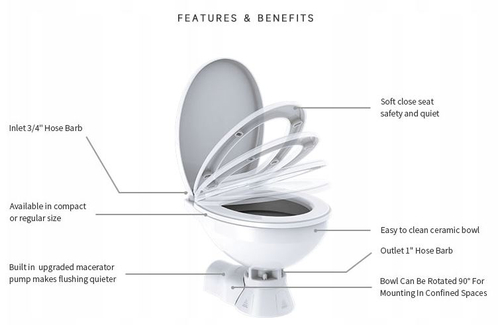 TOALETA CERAMICZNA SEAFLO QUIET FLUSH L 12V SFMTE1-04