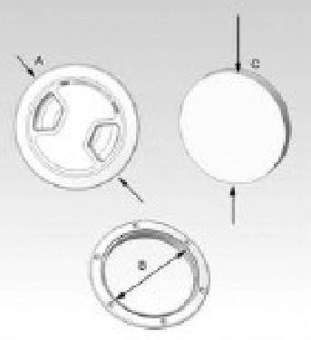 LUK INSPEKCYJNY kontrolny 210x152 mm 02954-W