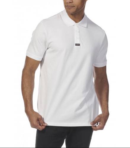 KOSZULKA POLO MUSTO ESSENTIAL PIQUE SHIRT  82133 002 BIAŁA