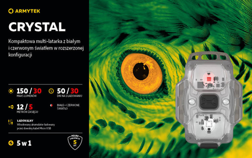  LATARKA WIELOFUNKCYJNA ARMYTEK CRYSTAL BLUE F07001B