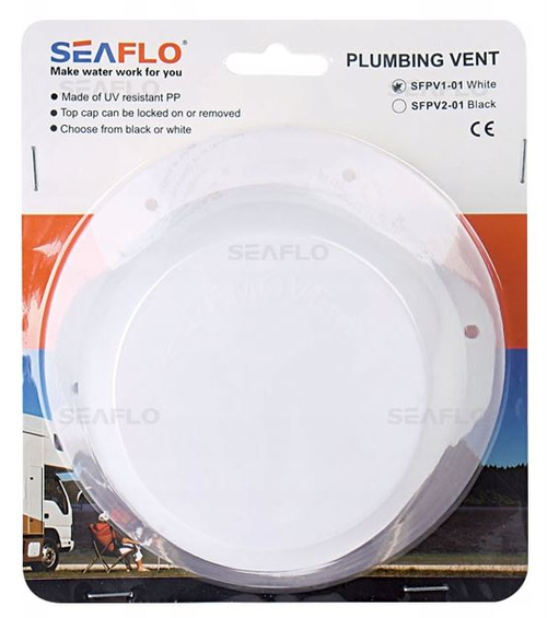 GRZYBEK WENTYLACYJNY WYWIETRZNIK DACHOWY SFPV1-01 BIAŁY